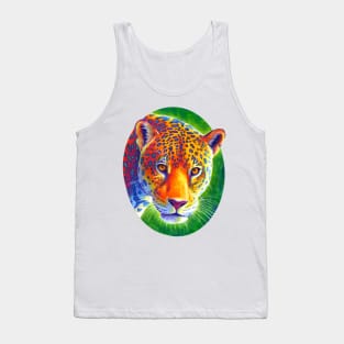 Light in the Rainforest Colorful Jaguar Tank Top